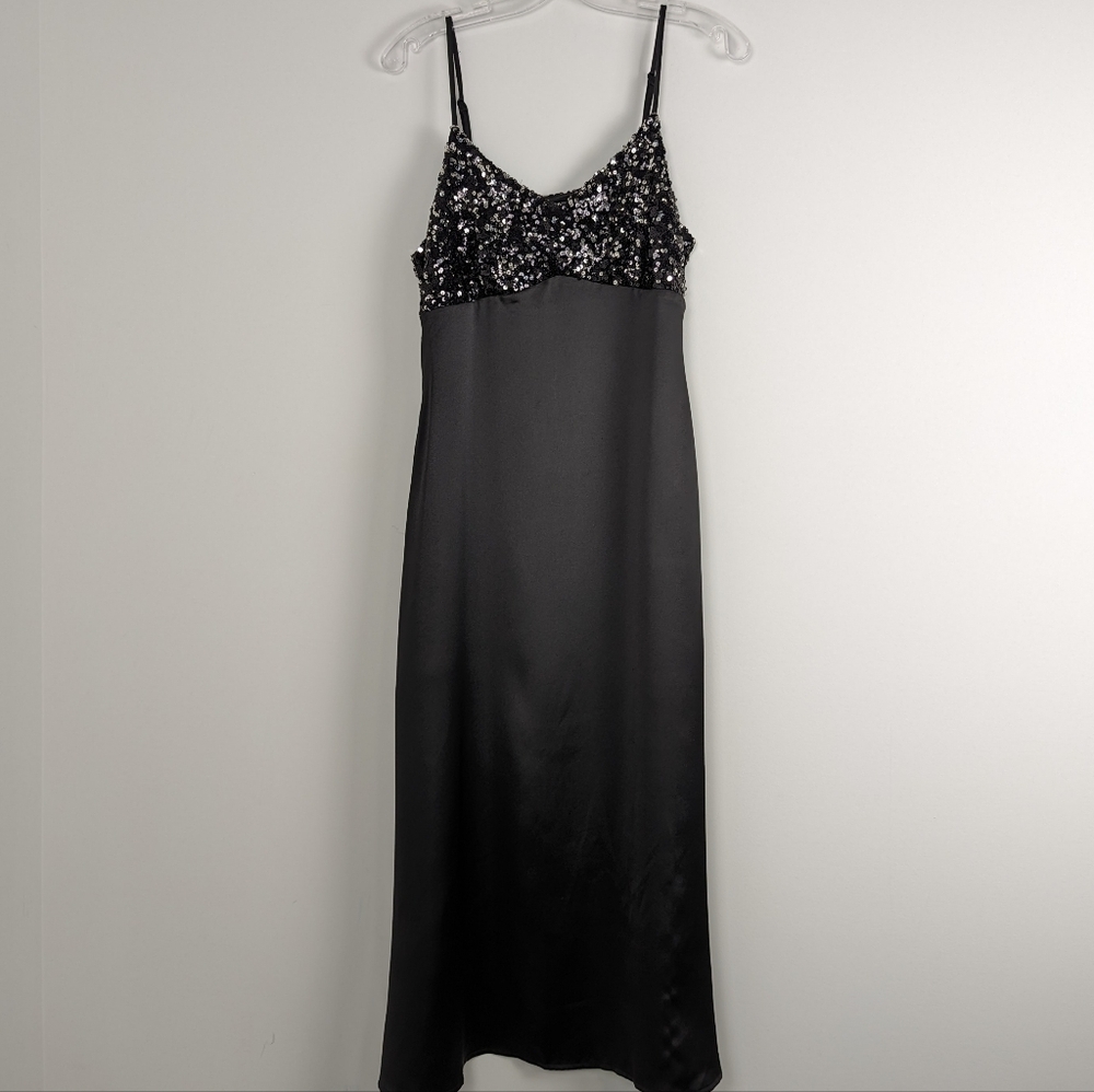 Women's House of Harlow 1960 Sequin Detail Maxi Dress Size M Swiftie Y2K